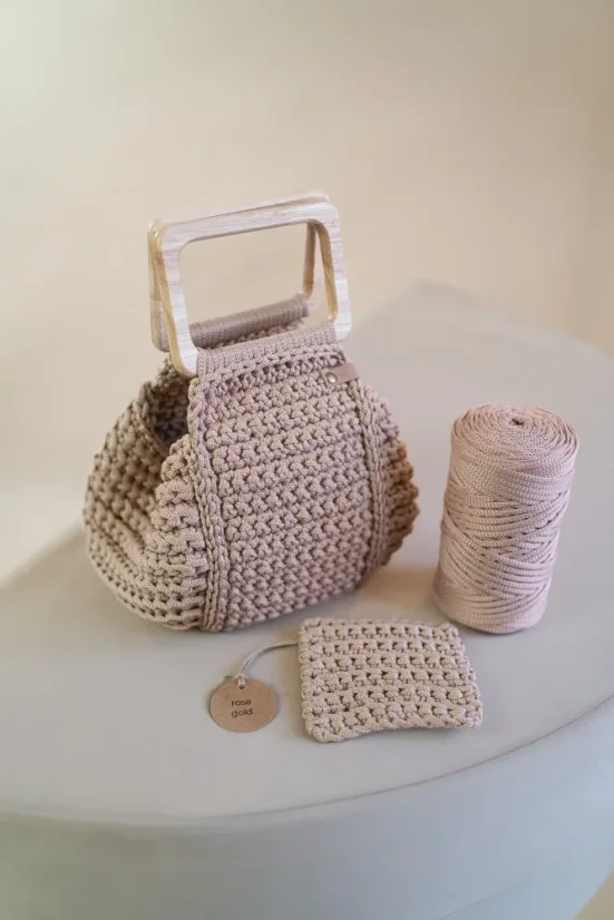 kabelka YUME rose gold