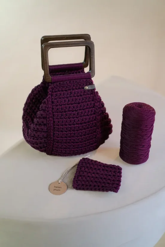 kabelka YUME italian plum