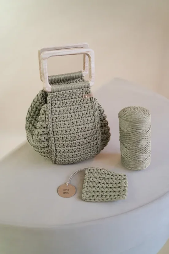 kabelka YUME olive gray